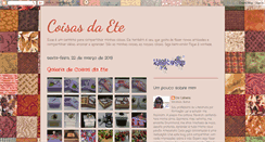 Desktop Screenshot of coisas-da-ete.blogspot.com