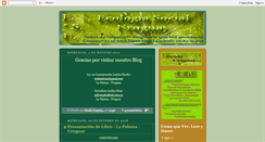 Desktop Screenshot of ecologiasocialuruguay.blogspot.com