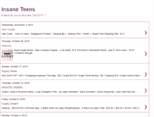 Tablet Screenshot of insaneteens-shop.blogspot.com