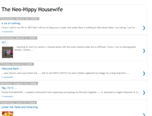 Tablet Screenshot of neohippyhousewife.blogspot.com