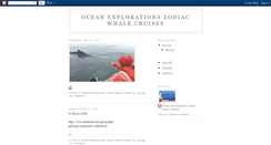 Desktop Screenshot of oceanexplorationszodiacwhalecruises.blogspot.com