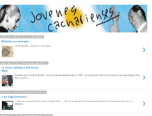 Tablet Screenshot of jovenescacharienses.blogspot.com