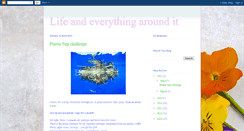 Desktop Screenshot of lifeandeverythingaroundit.blogspot.com