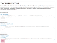 Tablet Screenshot of preescolar-ticc.blogspot.com