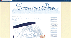 Desktop Screenshot of concertinapress.blogspot.com