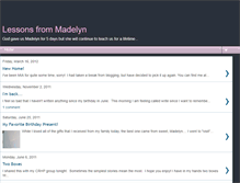 Tablet Screenshot of lessonsfrommadelyn.blogspot.com