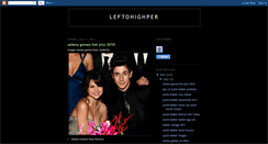 Desktop Screenshot of leftohighper.blogspot.com