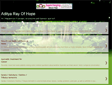 Tablet Screenshot of adityarayofhope.blogspot.com