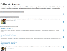 Tablet Screenshot of futboldelascenso.blogspot.com