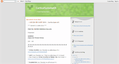 Desktop Screenshot of corticalsystematix.blogspot.com