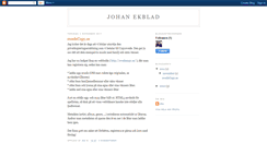 Desktop Screenshot of johanekblad.blogspot.com