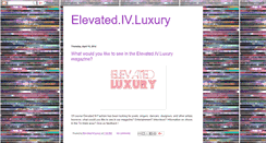 Desktop Screenshot of elevated4luxury.blogspot.com