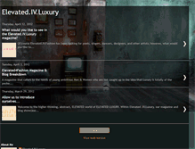 Tablet Screenshot of elevated4luxury.blogspot.com