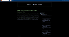 Desktop Screenshot of huneymoontips.blogspot.com