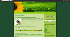 Desktop Screenshot of jardineriaparaidiotas.blogspot.com