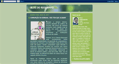 Desktop Screenshot of blogdorogerinho.blogspot.com