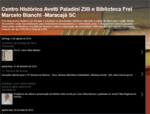 Tablet Screenshot of centrohistoricomaracaja.blogspot.com