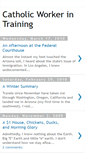 Mobile Screenshot of catholicworkerintraining.blogspot.com