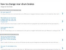 Tablet Screenshot of howtochangereardrumbrakes.blogspot.com