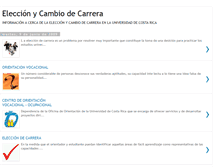 Tablet Screenshot of eleccionycambiodecarrera.blogspot.com