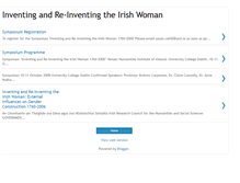 Tablet Screenshot of inventingirishwoman.blogspot.com