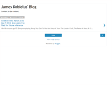 Tablet Screenshot of jkobielus.blogspot.com