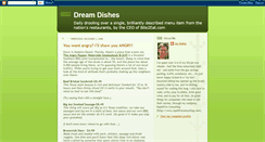 Desktop Screenshot of dreamdishes.blogspot.com