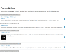 Tablet Screenshot of dreamdishes.blogspot.com