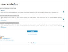 Tablet Screenshot of neverseenbeforex.blogspot.com