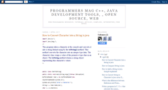 Desktop Screenshot of programmersmag.blogspot.com