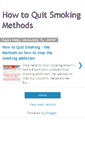 Mobile Screenshot of how-to-quit-smoking-methods.blogspot.com