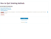 Tablet Screenshot of how-to-quit-smoking-methods.blogspot.com