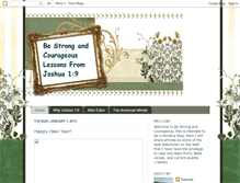 Tablet Screenshot of bestrongandcourageous-joshua1.blogspot.com