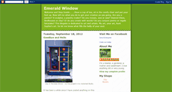 Desktop Screenshot of emeraldwindow.blogspot.com