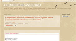 Desktop Screenshot of oexiliobrasileiro.blogspot.com