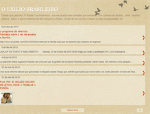 Tablet Screenshot of oexiliobrasileiro.blogspot.com