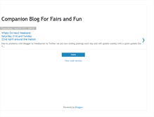 Tablet Screenshot of fairsandfun.blogspot.com