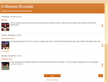 Tablet Screenshot of ablessedbrunette.blogspot.com