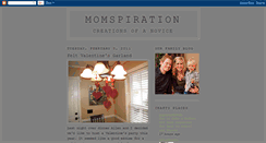 Desktop Screenshot of momspirationcreations.blogspot.com