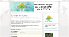 Desktop Screenshot of movimientoporladignidad.blogspot.com