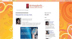 Desktop Screenshot of dermaplastic.blogspot.com