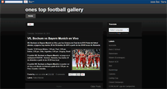 Desktop Screenshot of onestopfootballgallery.blogspot.com