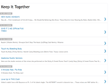 Tablet Screenshot of keepkeepittogether.blogspot.com