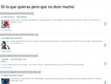 Tablet Screenshot of diloquequierasperoquenoduremucho.blogspot.com