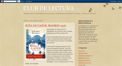 Desktop Screenshot of clubdelecturatres.blogspot.com