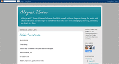 Desktop Screenshot of alegriafitness.blogspot.com