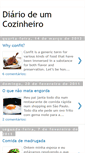 Mobile Screenshot of diariodeumcozinheiro.blogspot.com