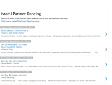 Tablet Screenshot of israelipartnerdancing.blogspot.com