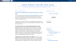 Desktop Screenshot of makemoneyseoblog.blogspot.com