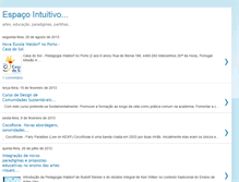 Tablet Screenshot of espaco-intuitivo.blogspot.com